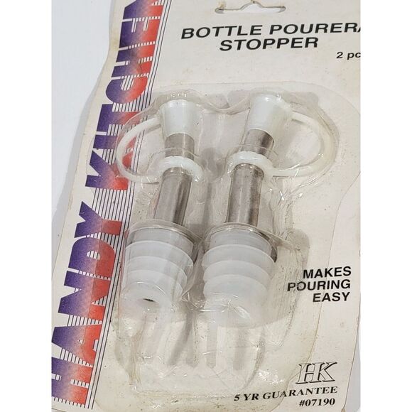 8pc Liquor Spirit Pourer Flow Wine Bottle Pour Spout Stopper Stainless Steel - Picture 9 of 9